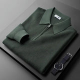 Eleganter Herren-Sweater mit Reißverschluss