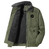 Cordjacke mit Fleece-Futter