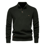 Konrad | Eleganter Herrenpullover mit Knöpfen