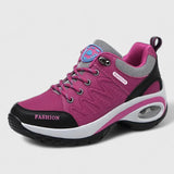 Vera | Chunky Zwei-Ton Leder Sneaker