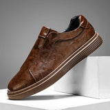 Klassische Leder Slipper
