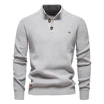 Konrad | Eleganter Herrenpullover mit Knöpfen
