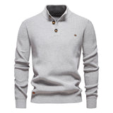 Konrad | Eleganter Herrenpullover mit Knöpfen