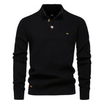 Konrad | Eleganter Herrenpullover mit Knöpfen