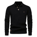 Konrad | Eleganter Herrenpullover mit Knöpfen