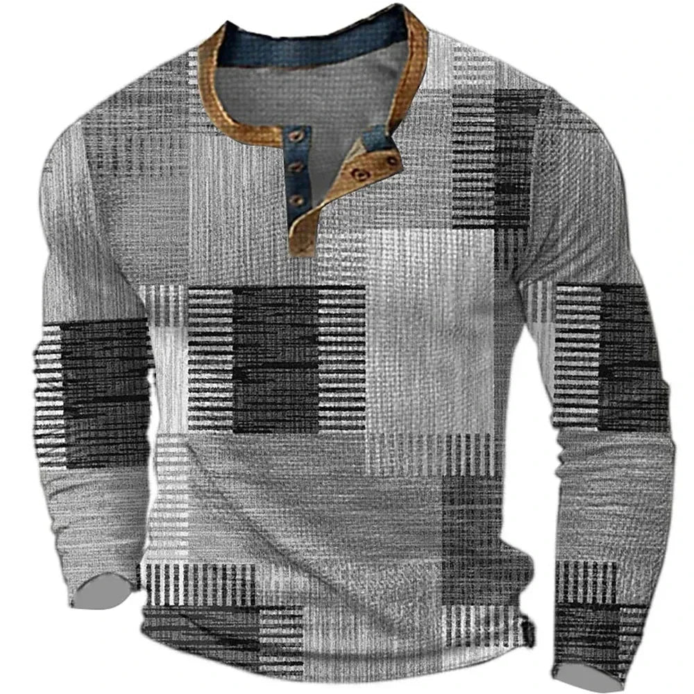 Sverre | Pullover mit nordischem Design und Patchwork-Stil