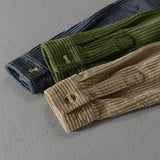 Elegantes Premium-Baumwollhemd für Herren – Grün