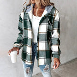 Gefüttertes Overshirt mit Kapuze Élise