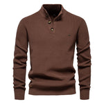 Konrad | Eleganter Herrenpullover mit Knöpfen