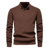 Konrad | Eleganter Herrenpullover mit Knöpfen