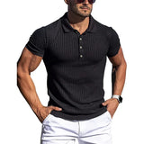 Elegantes Gestreiftes Polohemd