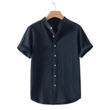 Atmungsaktive Baumwollhemd für Herren