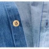 Zeitlose Kurzarm-Denim-Hemd für Herren