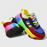 Beryl | Regenbogen Chunky Sneakers