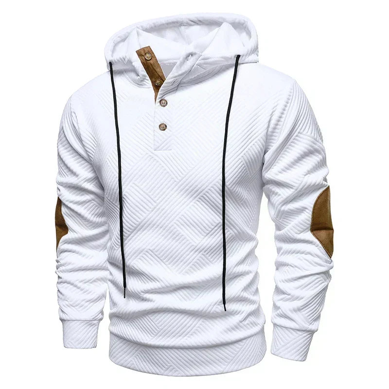 Noah | Zeitloser Kapuzenpullover mit Knopfleiste