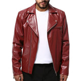 Lässige Lederjacke für Herren
