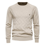 Herrenpullover Theodor mit Rautenmuster