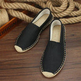 Lässige Leinensandalen