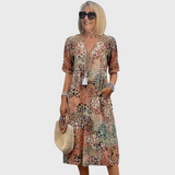 Colette | Lebhaftes Midi-Kleid