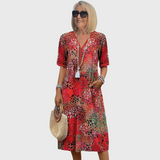 Colette | Lebhaftes Midi-Kleid