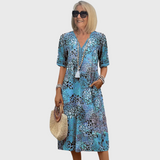 Colette | Lebhaftes Midi-Kleid