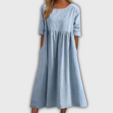 Sofia | Kleid in Blau Harmonie