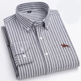 Elegantes Baumwollhemd für Herren – Grün