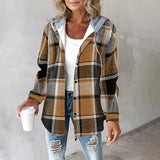 Gefüttertes Overshirt mit Kapuze Élise
