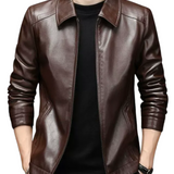 Lässige Lederjacke
