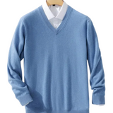 Eleganter V-Ausschnitt Pullover