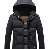 Eleganter Pullover mit Kapuze aus Fleece