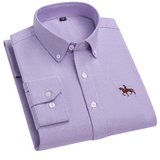 Elegantes Baumwollhemd für Herren – Grün