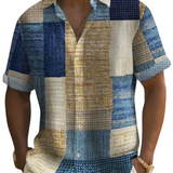 Elegantes Patchwork-Hemd