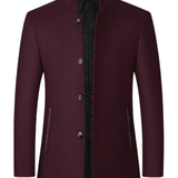 Eleganter Wollmantel