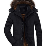 Baumwolljacke mit Kapuze für den Winter