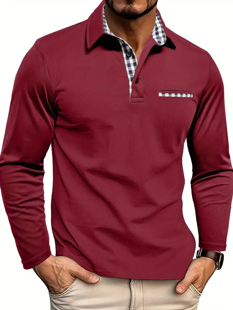 Havn | Klassisches Langarm-Poloshirt