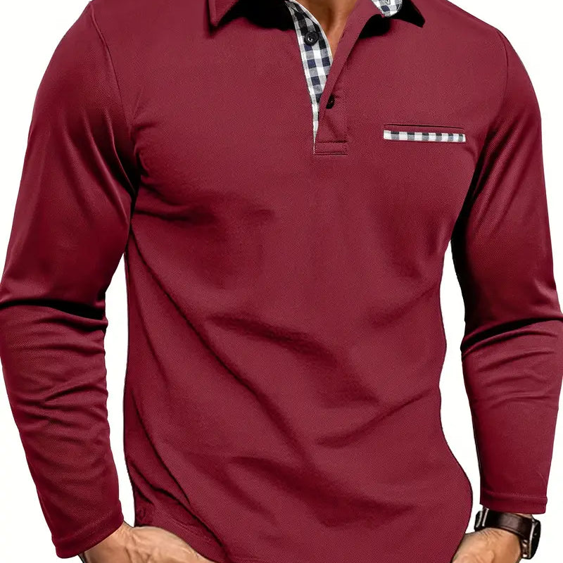 Havn | Klassisches Langarm-Poloshirt
