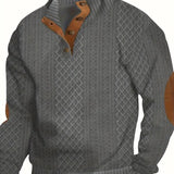 Eleganter Pullover mit Knöpfen