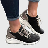 Hilda | Chunky Zweifarbige Wildleder-Sneaker