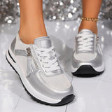 Marjorie | Metallische Chunky Sneaker