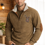 Sander | Weicher und winddichter Winterpullover mit Reißverschluss