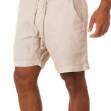 Sommer-Leinen-Shorts