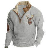 Vintage-Sweater Silvio mit Reißverschluss