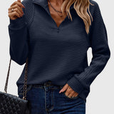 Naomi - Eleganter Pullover mit Reißverschluss