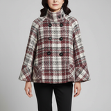 Beatrice | Karierter Cape-Jacke