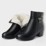 Frederika – Elegante Winterstiefel mit Reißverschluss