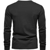 Premium Baumwoll-Henley-Hemd für Herren