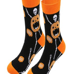 Charlotte | Halloween-inspirierte Baumwollsocken in Übergröße
