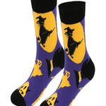 Charlotte | Halloween-inspirierte Baumwollsocken in Übergröße
