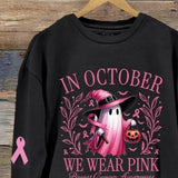 Angelina | Halloween-inspiriertes Rundhals-Langarm-Sweatshirt